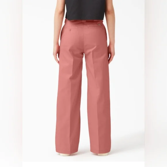 New Dickies Women's Stonewashed Wide Leg Work Pants - Picture 9 of 9